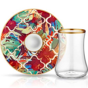 Koleksiyon Dervish 6'lı Amazon Tropic Çay Seti