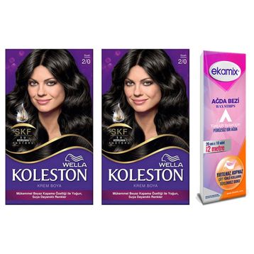 Koleston 2/0 Siyah 2 Adet Saç Boyası