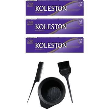 Koleston 5.0 3 Adet Tüp Saç Boyası ve Saç Boyama Seti