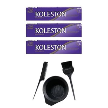 Koleston 66.46 3 Adet Tüp Saç Boyası ve Saç Boyama Seti