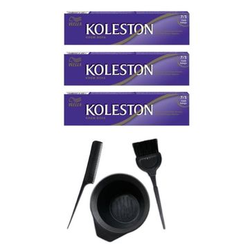 Koleston 7.3 3 Adet Tüp Saç Boyası ve Saç Boyama Seti
