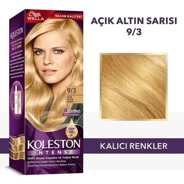 Koleston Intense 9/3 Açık Altın Sarısı Salon Kalitesi Saç Boyası