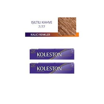 Koleston Işıltılı Kahve 7/77 Tüp 2x50 ml Saç Boyası