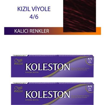 Koleston Kızıl Viyole 4/6 Tüp 2x50 ml Saç Boyası