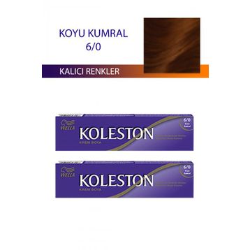 Koleston Koyu Kumral 6/0 Tüp 2x50 ml Saç Boyası