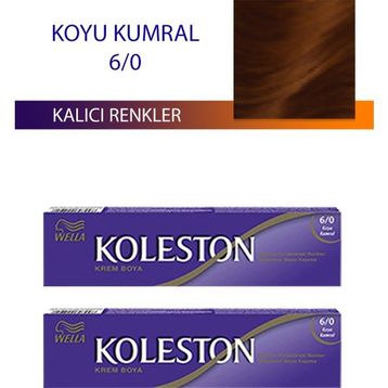 Koleston Koyu Kumral 6/0 Tüp 2x50 ml Saç Boyası
