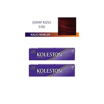 Koleston Şarap Kızılı 5/66 Tüp 2x50 ml Saç Boyası