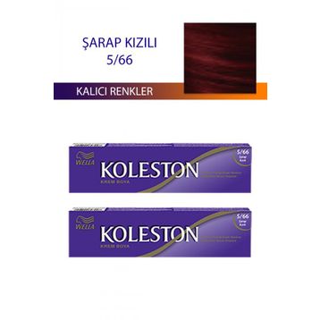 Koleston Şarap Kızılı 5/66 Tüp 2x50 ml Saç Boyası