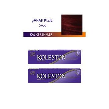 Koleston Şarap Kızılı 5/66 Tüp 2x50 ml Saç Boyası
