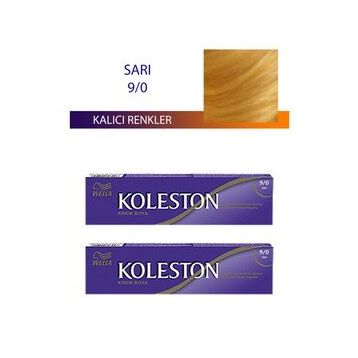 Koleston Sarı 9/0 Tüp 2x50 ml Saç Boyası