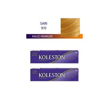Koleston Sarı 9/0 Tüp 2x50 ml Saç Boyası