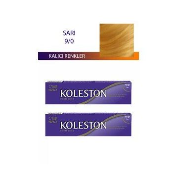 Koleston Sarı 9/0 Tüp 2x50 ml Saç Boyası