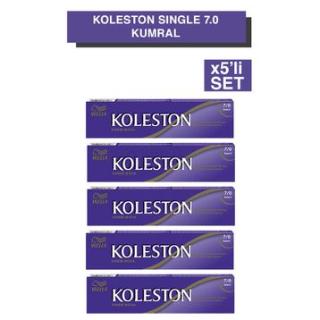 Koleston Single 7/0 Kumral 5'li Tüp Boya