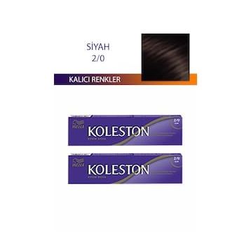 Koleston Siyah 2/0 Tüp 2x50 ml Saç Boyası