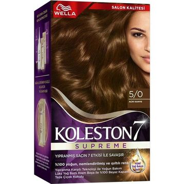 Koleston Supreme Kit 5/0 Açık Kahve Saç Boyası