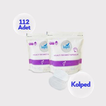 Kolped 112 Adet 2 Paket Ter Emici Yapraklar Koltuk Alti Pedi
