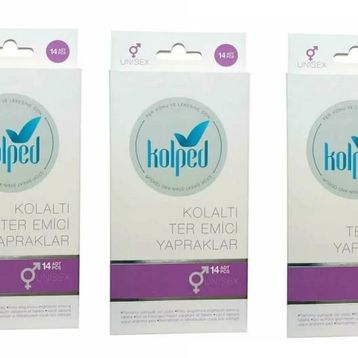 Kolped Ter Emici Yapraklar 3x42 Adet Koltuk Altı Pedi