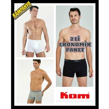 Kom Tight 2'li Erkek Boxer