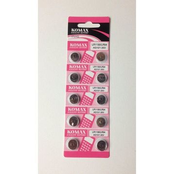 Komax LR626-LR66-377-AG4 1.55V 10 Adet Saat Pili