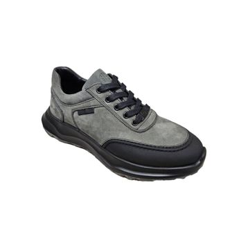 Komcero K3130-1915 Bağcıklı Arka Deri Kat Taban Antrasit Erkek Outdoor Ayakkabı