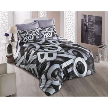 Komfort Home 3D Çift Kişilik Pamuk Saten 200 x 220 cm Nevresim Takımı