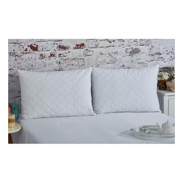 Komfort Home 50x70 cm x 2 Kapitoneli Pamuklu Yastık Koruyucu