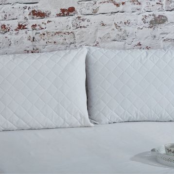 Komfort Home 50x70 cm x 2 Kapitoneli Pamuklu Yastık Koruyucu