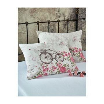 Komfort Home Baskılı Pamuklu Silikon Dolgulu 50x70 cm Yastık
