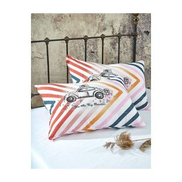 Komfort Home Baskılı Pamuklu Silikon Dolgulu 50x70 cm Yastık