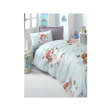Komfort Home Candy Girl Ranforce Turkuaz Genç Nevresim Takımı