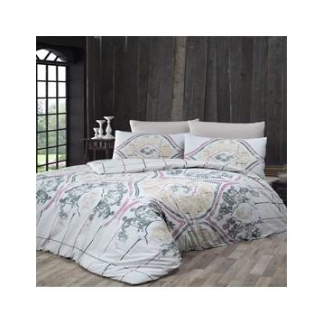 Komfort Home Cariana Grey Tek Kişilik Ranforce Nevresim Takımı