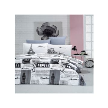 Komfort Home Çift Kişilik Ranforce City Nevresim Takım