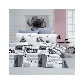 Komfort Home Çift Kişilik Ranforce City Nevresim Takım