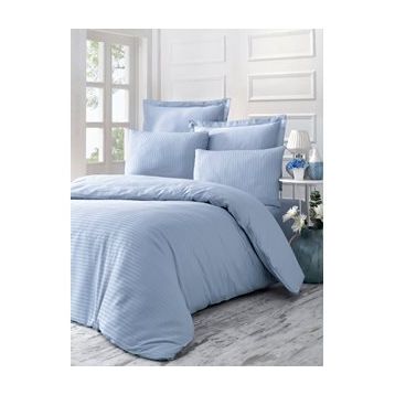 Komfort Home Ln Blue Tek Kişilik Exclusive Deluxe Saten Nevresim Takımı