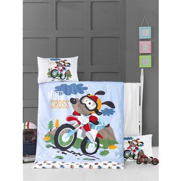 Komfort Home Moto Cross %100 Pamuk Bebek Uyku Seti