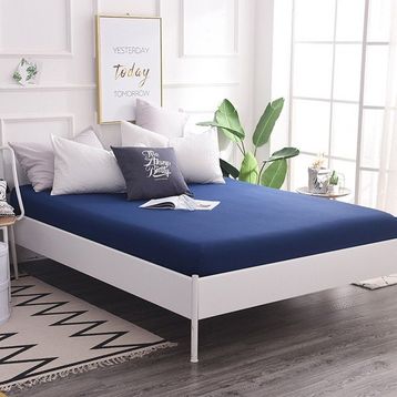 Komfort Home Penye Lastikli Lacivert 100x200 cm Tek Kişilik Çarşaf Seti