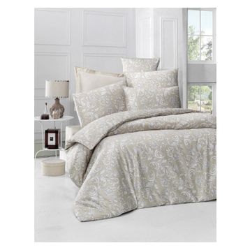 Komfort Home Tek Kişilik Exclusive Deluxe Saten Beige Nevresim Takımı