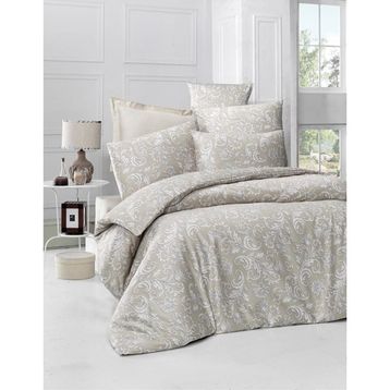 Komfort Home Tek Kişilik Exclusive Deluxe Saten Beige Nevresim Takımı
