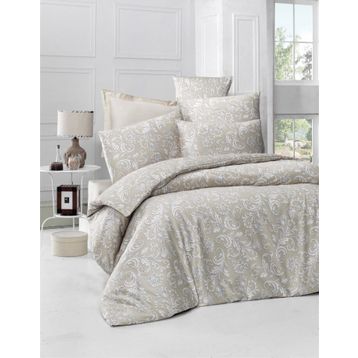 Komfort Home Tek Kişilik Exclusive Deluxe Saten Beige Nevresim Takımı