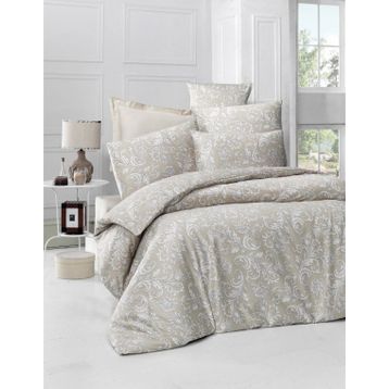 Komfort Home Tek Kişilik Exclusive Deluxe Saten Beige Nevresim Takımı