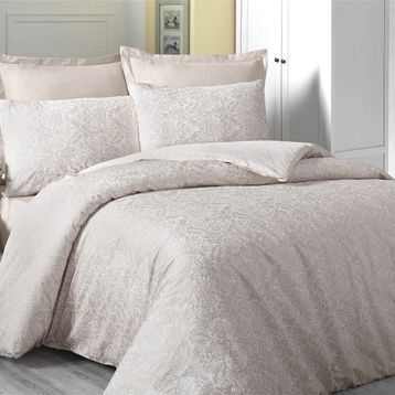 Komfort Home Tek Kişilik Exclusive Deluxe Saten Cream Nevresim Takımı