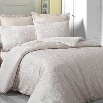 Komfort Home Tek Kişilik Exclusive Deluxe Saten Cream Nevresim Takımı