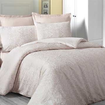 Komfort Home Tek Kişilik Exclusive Deluxe Saten Cream Nevresim Takımı