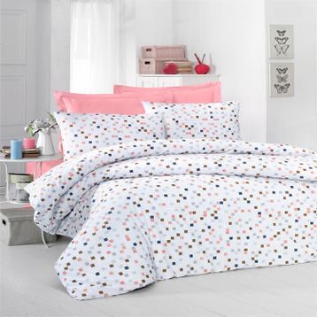Komfort Home Tek Kişilik Ranforce Mosaic Nevresim Takımı