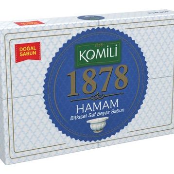 Komili 1878 Hamam 600 gr Beyaz Sabun