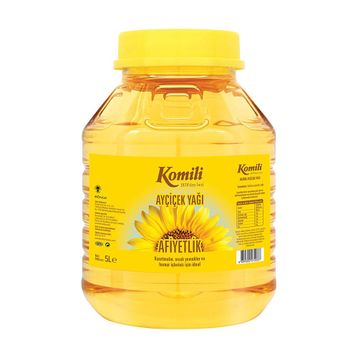 Komili 5 lt Pet Ayçiçek Yağı