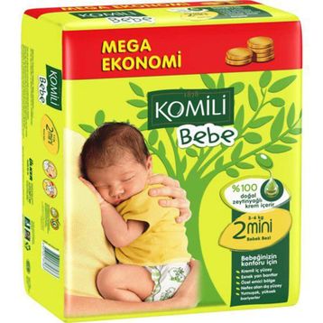 Komili Bebe No:2 Mini 234 Adet Bebek Bezi