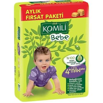 Komili Bebe No:4+ Maxi Plus Bebek Bezi