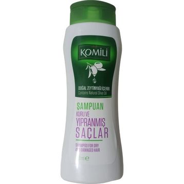 Komili Kuru ve Yıpranmış Saçlar İçin Onarıcı Bakım Zeytinyağlı 2x500 ml Şampuan
