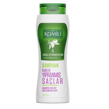 Komili Kuru ve Yıpranmış Saçlar İçin Onarıcı Bakım Zeytinyağlı 2x500 ml Şampuan
